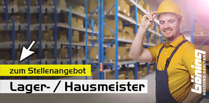 Stellenangebot Lager-/ Hausmeister in Rendsburg gesucht